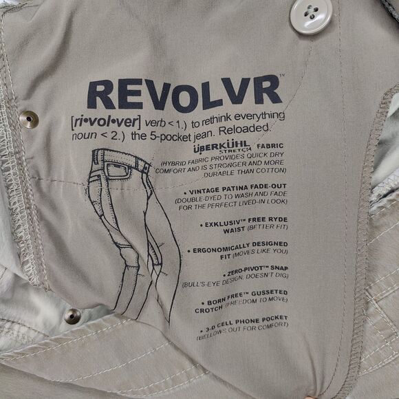 Kuhl Revolvr Pants Men 36x27 Brown Straight Stretch Outdoor Hiking Gorpcore Fish - Picture 5 of 9